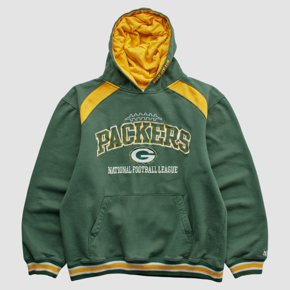 Green Bay Packers NFL 2000s Hooded Pullover Sweatshirt Green Vintage | Fanatics