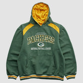 Green Bay Packers NFL 2000s Hooded Pullover Sweatshirt Green Vintage | Fanatics