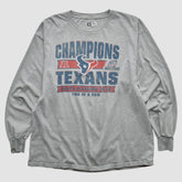 Houston Texans Team Edition Apparel 2012 Long Sleeve T-shirt Heather Gray Vintage | Fanatics