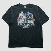 Superbowl XLII Anvil 2008 T-shirt Black Vintage | Fanatics