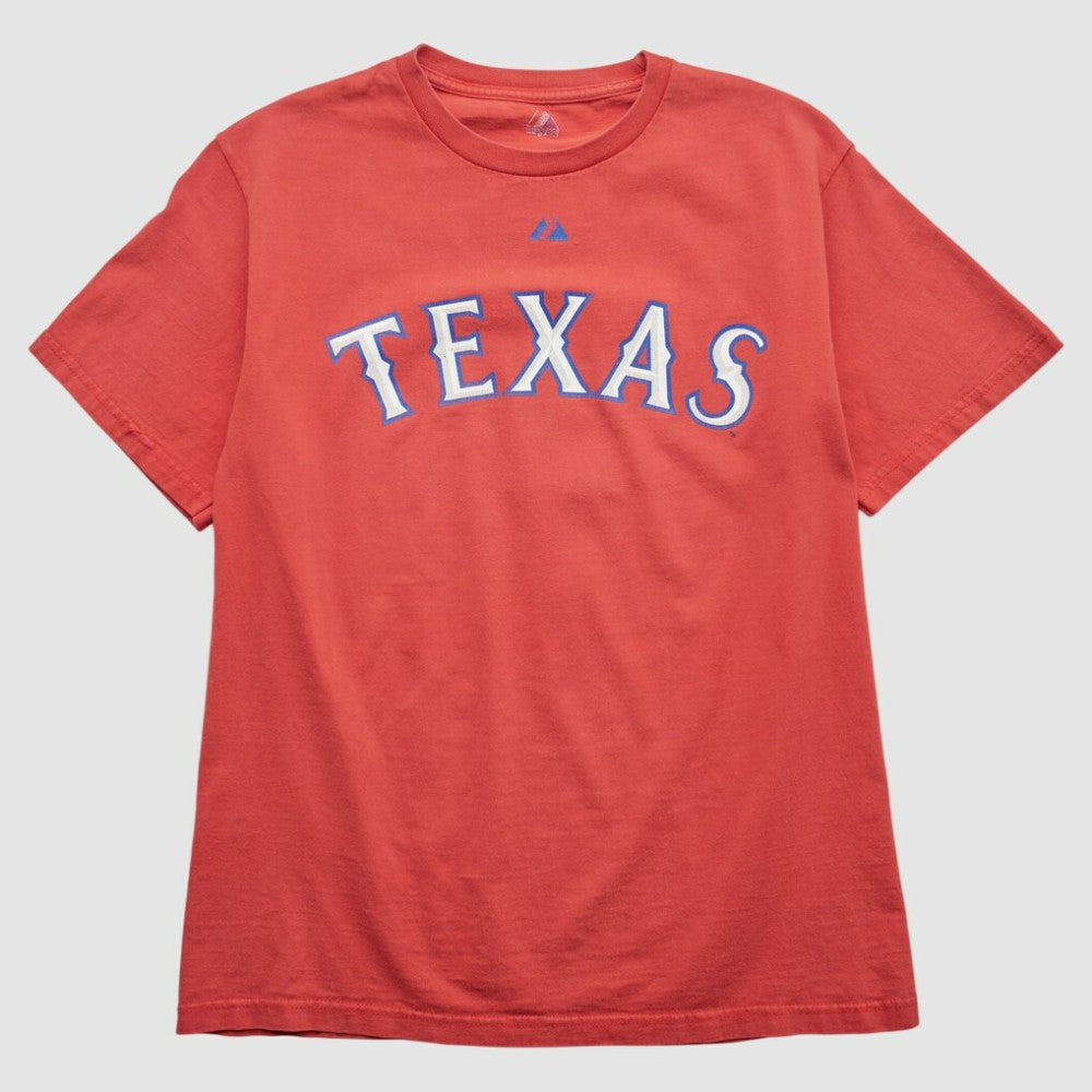 Texas Rangers Majestic 2000s T-shirt - MLB