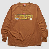 Pittsburgh Steelers NFL 2006 Long Sleeve T-shirt Brown Vintage | Fanatics