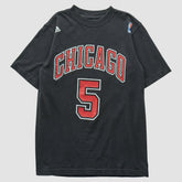 Chicago Bulls 2010s T-shirt Black Vintage - NBA