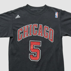 Chicago Bulls 2010s T-shirt Black Vintage - NBA