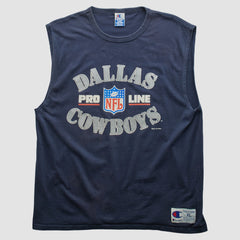 Dallas Cowboys Champion 90s Tank Navy Vintage | Fanatics