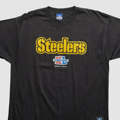 Pittsburgh Steelers Reebok 2000s T-shirt Black Vintage | Fanatics