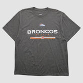 Denver Broncos 2010s T-shirt Dark Heather Gray Vintage | Fanatics