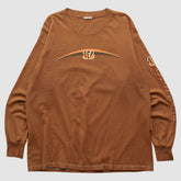 Cincinnati Bengals 2000s Long Sleeve T-shirt Brown Vintage | Fanatics