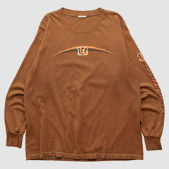 Cincinnati Bengals 2000s Long Sleeve T-shirt Brown Vintage | Fanatics