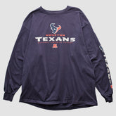 Houston Texans NFL 2000s Long Sleeve T-shirt Navy Vintage | Fanatics