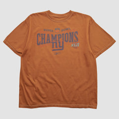 New York Giants Reebok 2007 T-shirt Orange Vintage | Fanatics