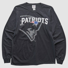 New England Patriots NFL 2010s Long Sleeve T-shirt Black Vintage | Fanatics