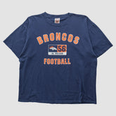 Denver Broncos NFL 2000s T-shirt Navy Vintage | Fanatics