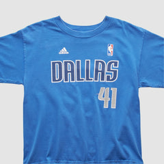Dallas Mavericks 2010s T-shirt Blue Vintage - NBA