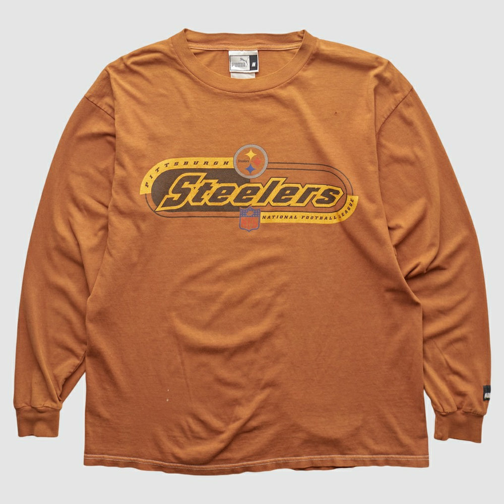 Pittsburgh Steelers 2000s Long Sleeve T-shirt Brown Vintage | Fanatics