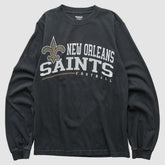 New Orleans Saints Reebok 2000s Long Sleeve T-shirt Black Vintage | Fanatics