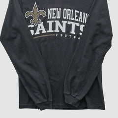 New Orleans Saints Reebok 2000s Long Sleeve T-shirt Black Vintage | Fanatics