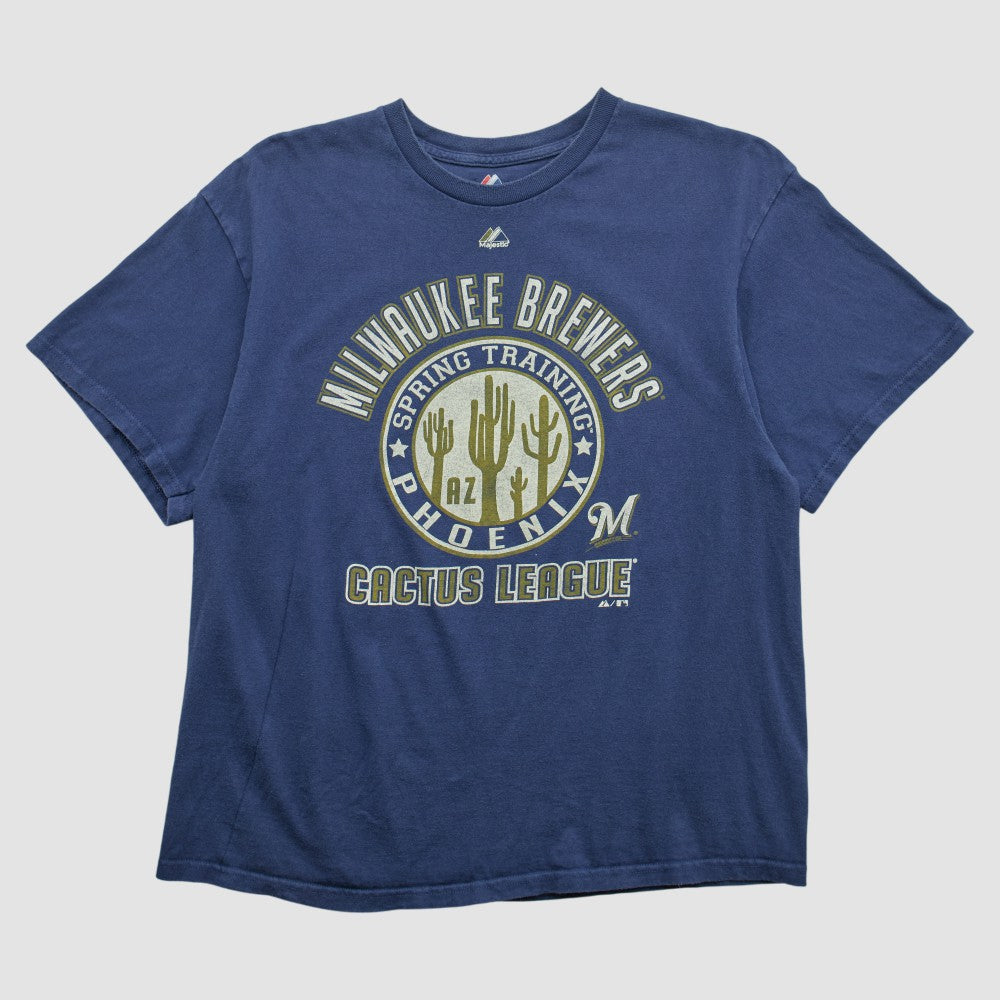 Milwaukee Brewers Majestic 2000s T-shirt - MLB
