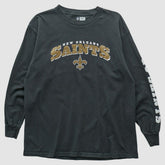 New Orleans Saints NFL 2000s Long Sleeve T-shirt Black Vintage | Fanatics