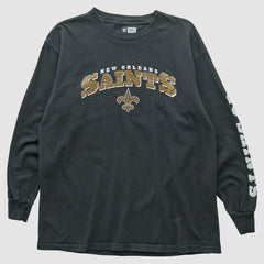 New Orleans Saints NFL 2000s Long Sleeve T-shirt Black Vintage | Fanatics