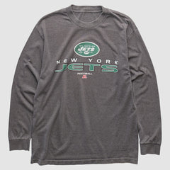 New York Jets 2010s Long Sleeve T-shirt Dark Heather Gray Vintage | Fanatics