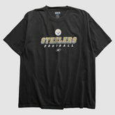 Pittsburgh Steelers Reebok 2000s T-shirt Black Vintage | Fanatics