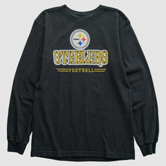 Pittsburgh Steelers Reebok 2000s Long Sleeve T-shirt Black Vintage | Fanatics