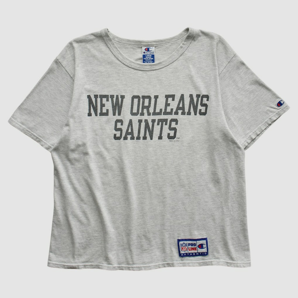 New Orleans Saints Champion 1994 T-shirt Heather Gray Vintage | Fanatics