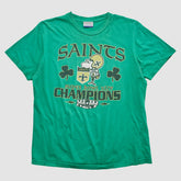 New Orleans Saints Reebok 2010 T-shirt Green Vintage | Fanatics