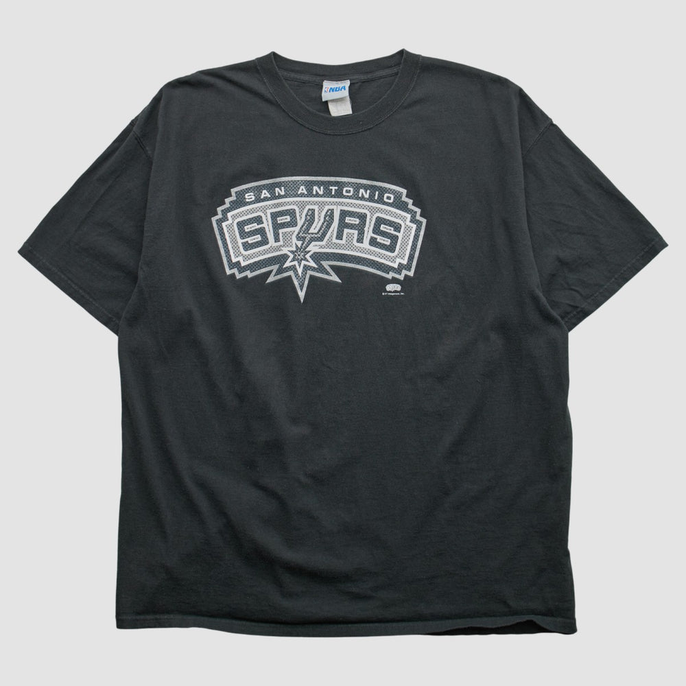 San Antonio Spurs NBA 2000s T-shirt Black Vintage - NBA