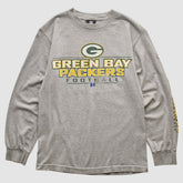 Green Bay Packers NFL 2010s Long Sleeve T-shirt Heather Gray Vintage | Fanatics
