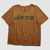New York Jets 2000s T-shirt Brown Vintage | Fanatics