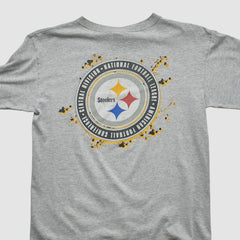 Pittsburgh Steelers Starter 90s Long Sleeve T-shirt Heather Gray Vintage | Fanatics