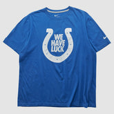 Indianapolis Colts 2010s T-shirt Blue Vintage | Fanatics
