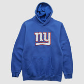 New York Giants Reebok 2000s Hooded Pullover Sweatshirt Blue Vintage | Fanatics