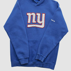 New York Giants Reebok 2000s Hooded Pullover Sweatshirt Blue Vintage | Fanatics