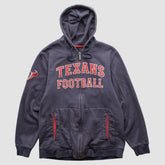 Houston Texans Reebok 2010s Hooded Full Zip Sweatshirt Navy Vintage | Fanatics