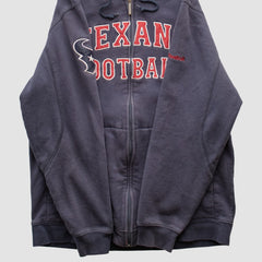 Houston Texans Reebok 2010s Hooded Full Zip Sweatshirt Navy Vintage | Fanatics
