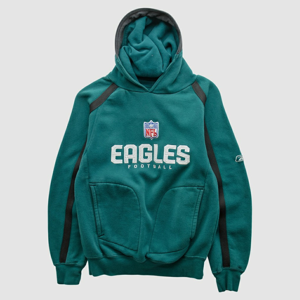 Philadelphia Eagles Reebok 2000s Hooded Pullover Sweatshirt Teal Vintage | Fanatics
