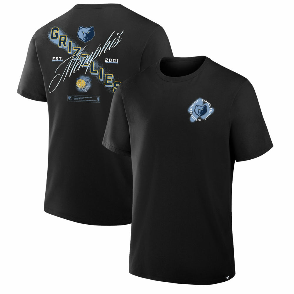 Memphis Grizzlies SOS T-Shirt Black - NBA