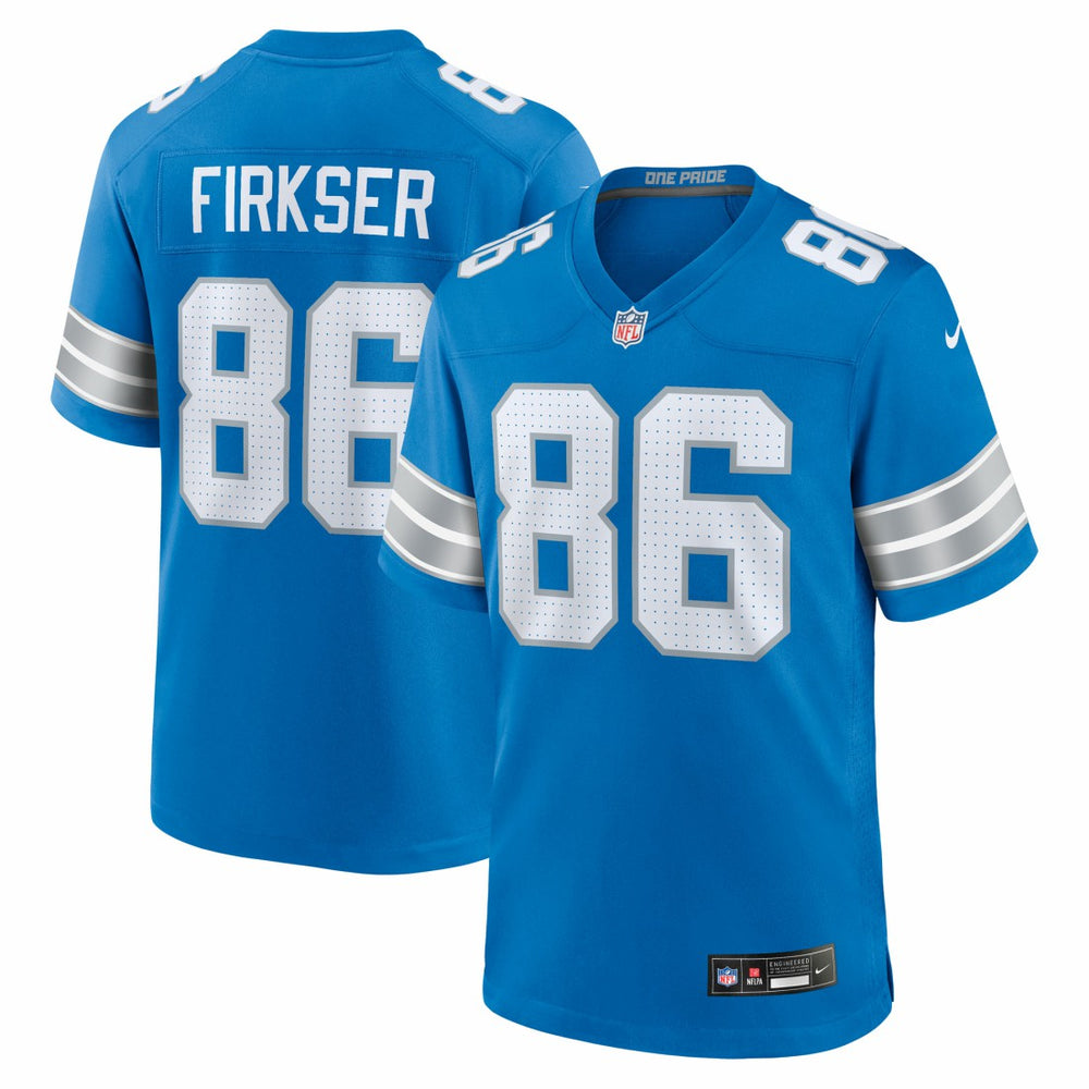 Anthony Firkser Detroit Lions Team Game Jersey Blue | Nike for Sale