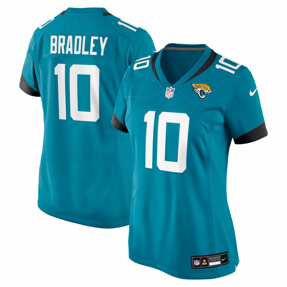 Carter Bradley Jacksonville Jaguars Women's Team Game Jersey Teal | Nike for Sale
