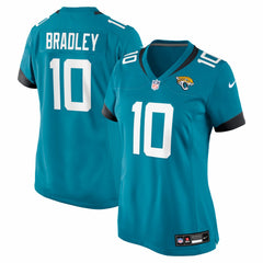 Carter Bradley Jacksonville Jaguars Women's Team Game Jersey Teal | Nike for Sale