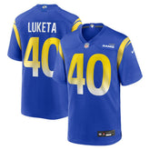 Jesse Luketa Los Angeles Rams Team Game Jersey Royal | Nike for Sale