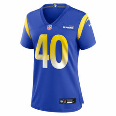 Jesse Luketa Los Angeles Rams Women's Team Game Jersey Royal | Nike for Sale