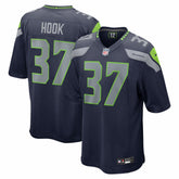 Maxen Hook Seattle Seahawks Team Game Jersey College Navy | Nike for Sale