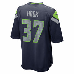 Maxen Hook Seattle Seahawks Team Game Jersey College Navy | Nike for Sale