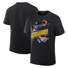 Shai Gilgeous-Alexander Oklahoma City Thunder Start of Season T-Shirt Black - NBA