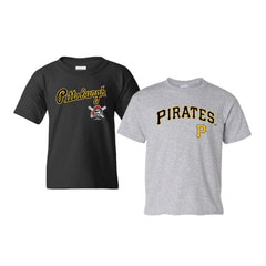 Pittsburgh Pirates Soft as a Grape Youth 2-Pack Logo T-Shirt Set - MLB