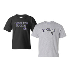 Colorado Rockies Soft as a Grape Youth 2-Pack Logo T-Shirt Set - MLB